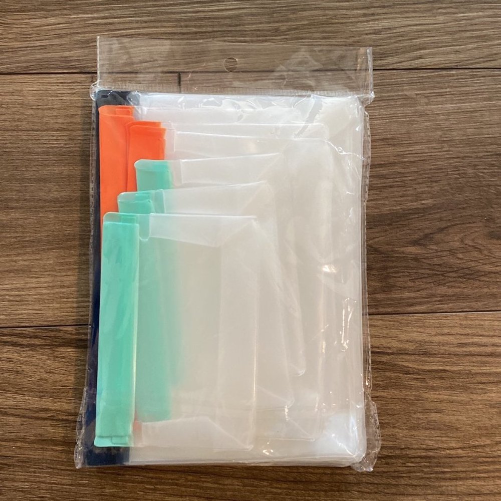 MeetAll Reusable Stand Up Food Storage Bags, Pack of 9 Assorted Size